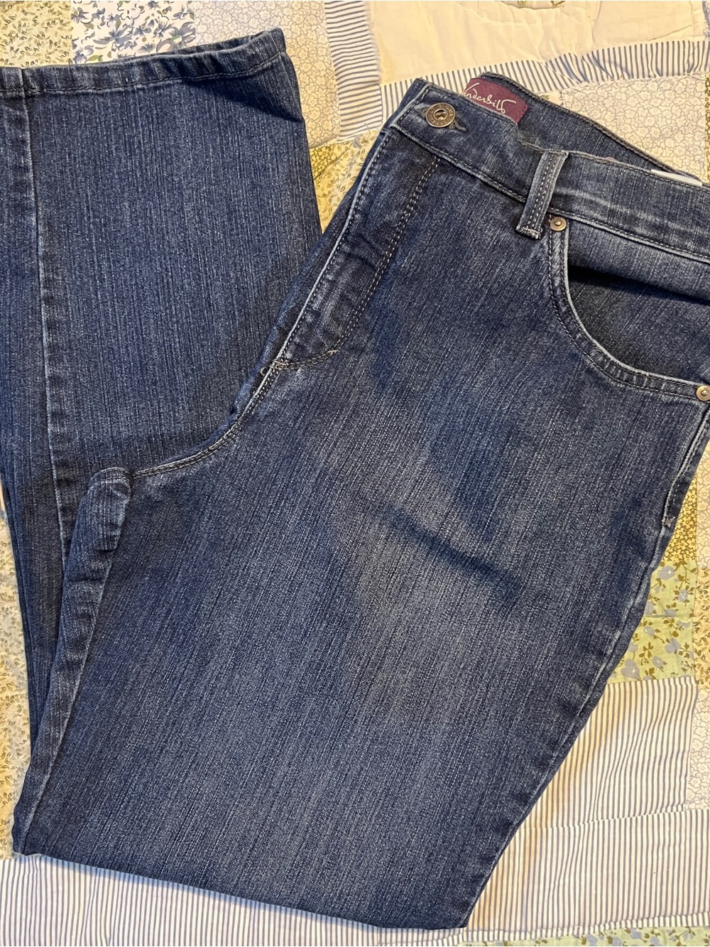Gloria Vanderbilt Amanda Bootcut Jeans 14 Missy Short MidRise - Picture 9 of 9